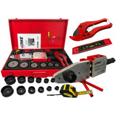 Verke Lodāmurs plastmasas cauruļu kausēšanai 1500W 20-63mm ar koferi; V07502 VERKE