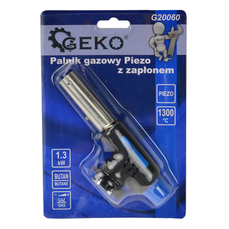 Geko Gāzes deglis ar piezo 1.3kW, 1300°C Geko