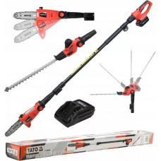 Yato Akumulatora augsto zaru zāģis un dzīvžoga šķēres 2in1, 18V 1x2Ah YT-828390 YATO