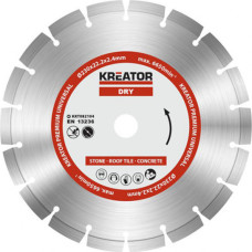 Kreator Dimanta griezējdisks 230x22.2x2.4mm, segmenta Kreator