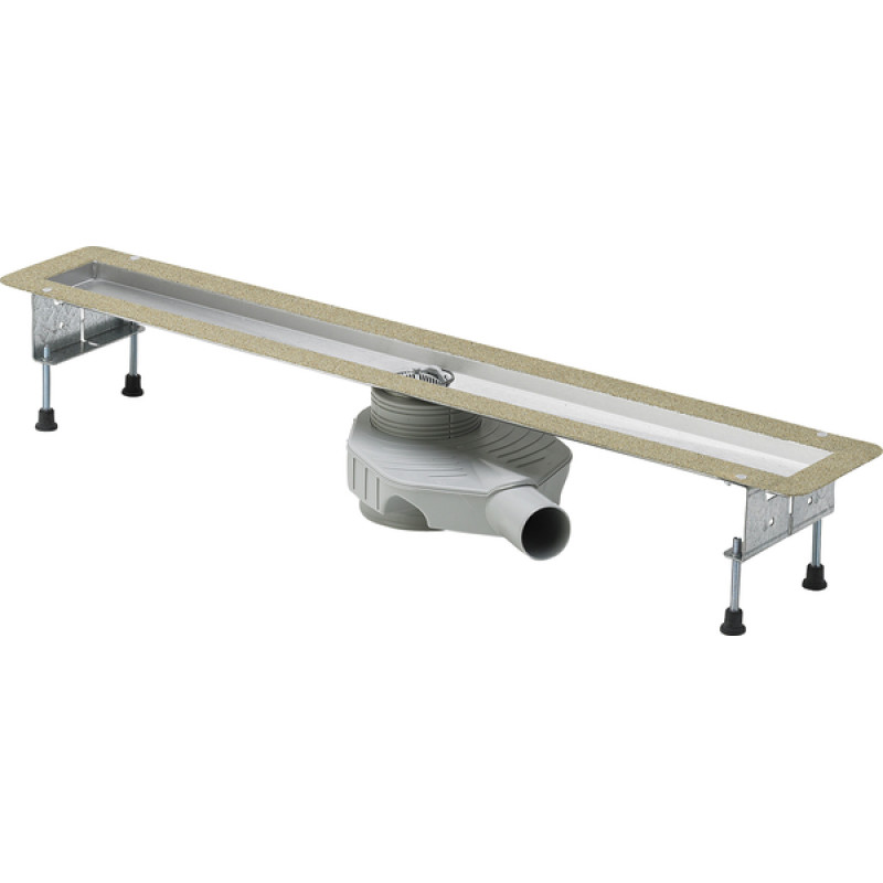 Viega iebūvējamais dušas traps Basic bez restes 1000mm