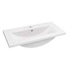 Kame izlietne Paula, 800x390 mm, balta keramika