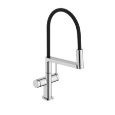 Hansgrohe virtuves izlietnes maisītājs Talis Select M54 PowderSpray, 3jet, brushed black chrome