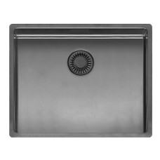 Reginox virtuves izlietne New York Comfort 50x40 (L), viena bļoda, 540x440 mm, gun metal II