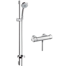 Hansgrohe dušas komplekts ar termostatu Ecostat 1001 SL Combi/Croma 100 Multi 3jet,, 900 mm, hroms