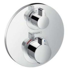 Hansgrohe termostata Ecostat S virsapmetuma daļa, 2 funkcijām, hroms