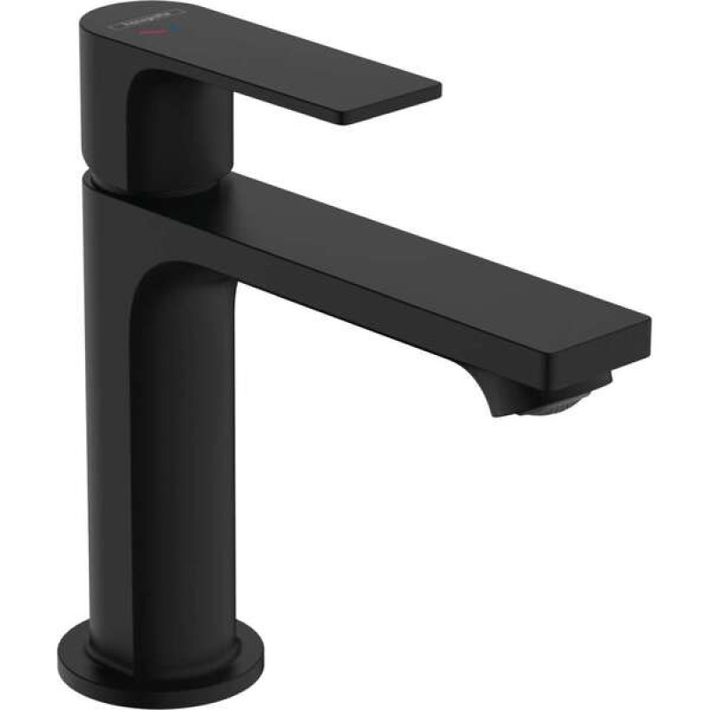 Hansgrohe izlietnes maisītājs Rebris E 110 CoolStart, ar metāla pop-up, matt black
