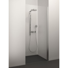 Stikla Serviss dušas siena Lisa, 600 mm, h=2000, hroms/caurspīdīgs stikls