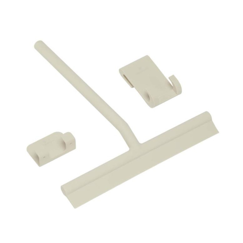 Aquanova stikla tīrāmā slotiņa Arvid, metāls/silikons, linen