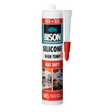 Bison hermētiķis High Temperature Silicone, karstumizturīgs, +300°C, 310 ml (sarkans)