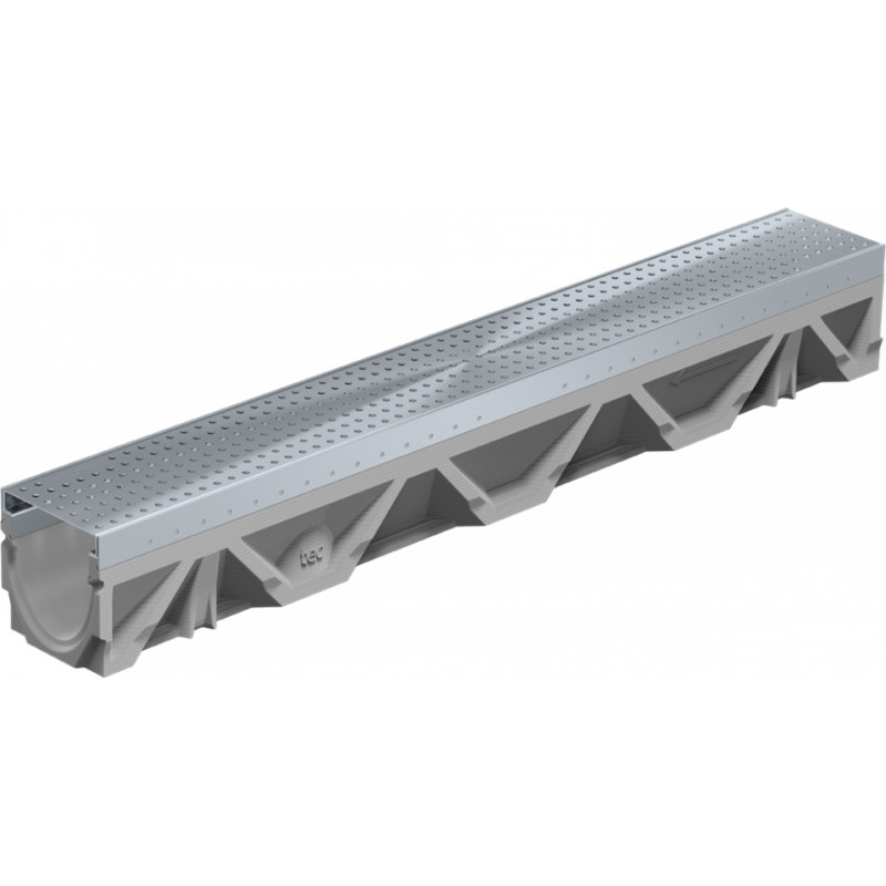 Graspointner Kanāls Filcoten Tec E NW 100, 0. 1000 mm, ar nerusējošā tērauda malu