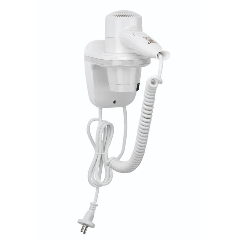 Mediclinics matu žāvētājs, ar rozeti, ABS, 1800 W, balts