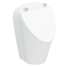 Geberit pisuārs ar SC vāku Selnova S rimless, 330x310 mm, h=550 mm, slēptais pievads, balts