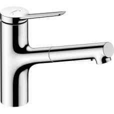 Hansgrohe virtuves izlietnes maisītājs ar izvelkamu dušu Zesis M33-150 2jet, hroms