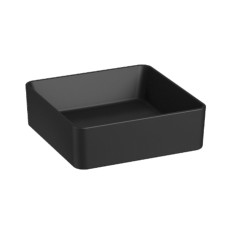 Jika izlietne Cubito Pure, 380x380 mm, h=150 mm, uz virsmas, matēta melna