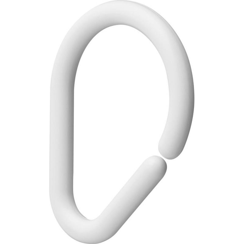 Ridder Dušas aizkaru riņķi Graz 12gb, balti