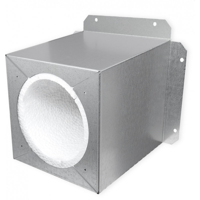 Europlast izolācijas ārsienas pagarinājums, Ø132mm, 150mm, cinkots