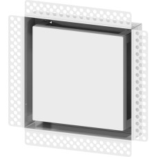 Europlast difuzors metāla, sleptās montāžas, 200x200mm - Ø100mm, balts