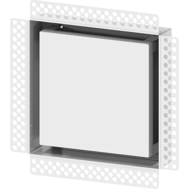 Europlast difuzors metāla, sleptās montāžas, 200x200mm - Ø100mm, balts