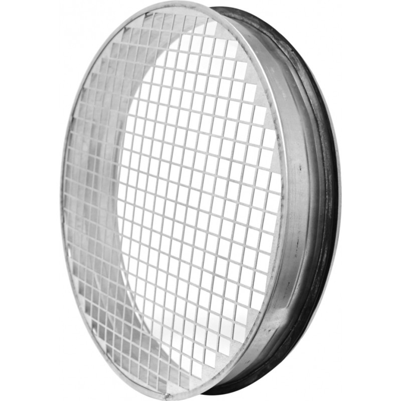 Europlast gala nosegs gaisa vadiem ar sietu, metāla, Ø250mm, ar gumiju