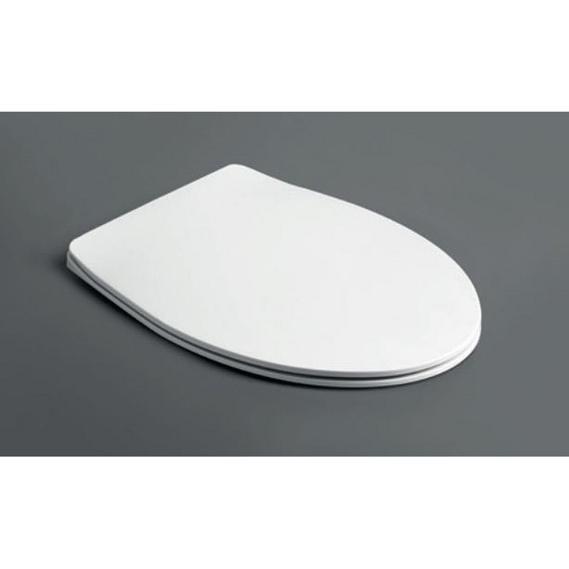 Simas Bormio WC Soft-Close termo sēdriņķis, balts - gab.