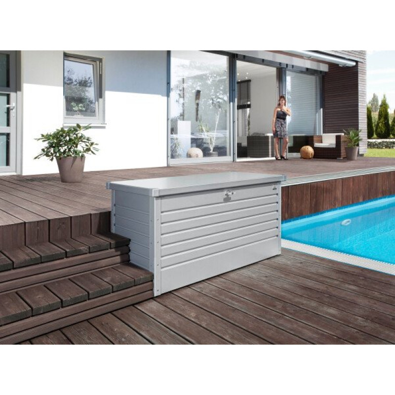 Mantu kaste LeisureTime Box 130; 134x62x71cm (27 kg) 460L, metālisks kvarca pelēks; / gab