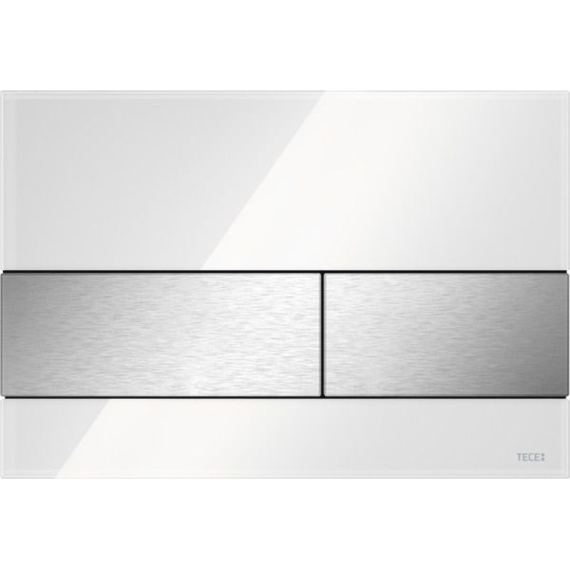 Tece square WC plāksne (9240801) balts/nerūs.tērau