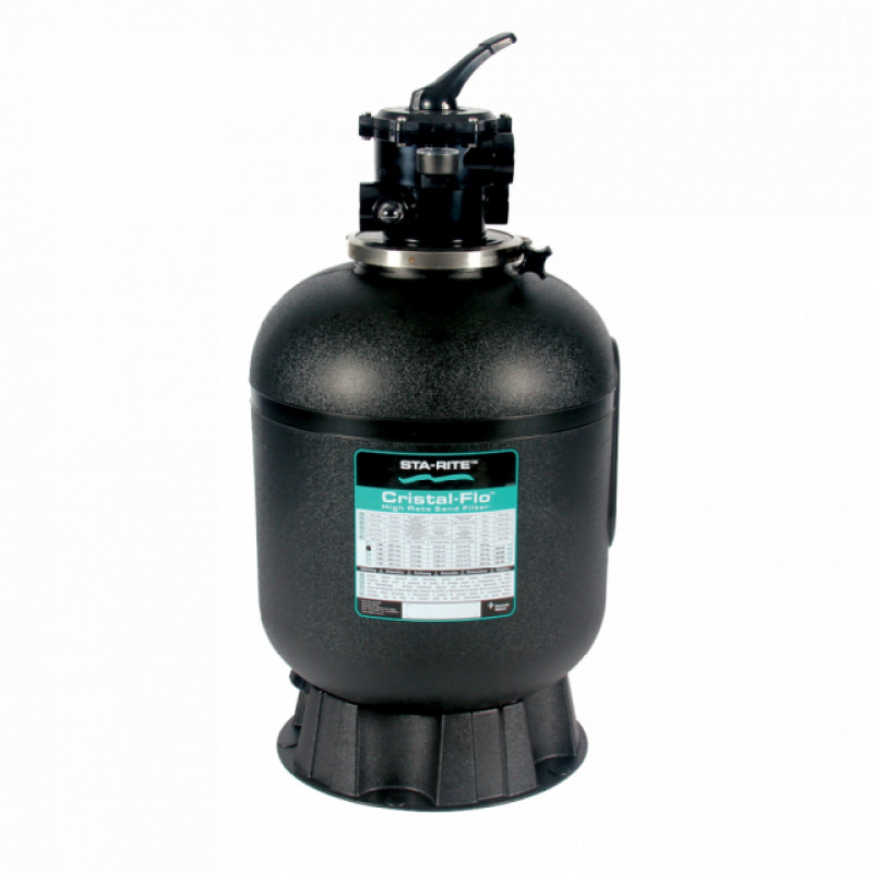Baseina filtrs CristalFlo 380mm 6-v Top ClearPro