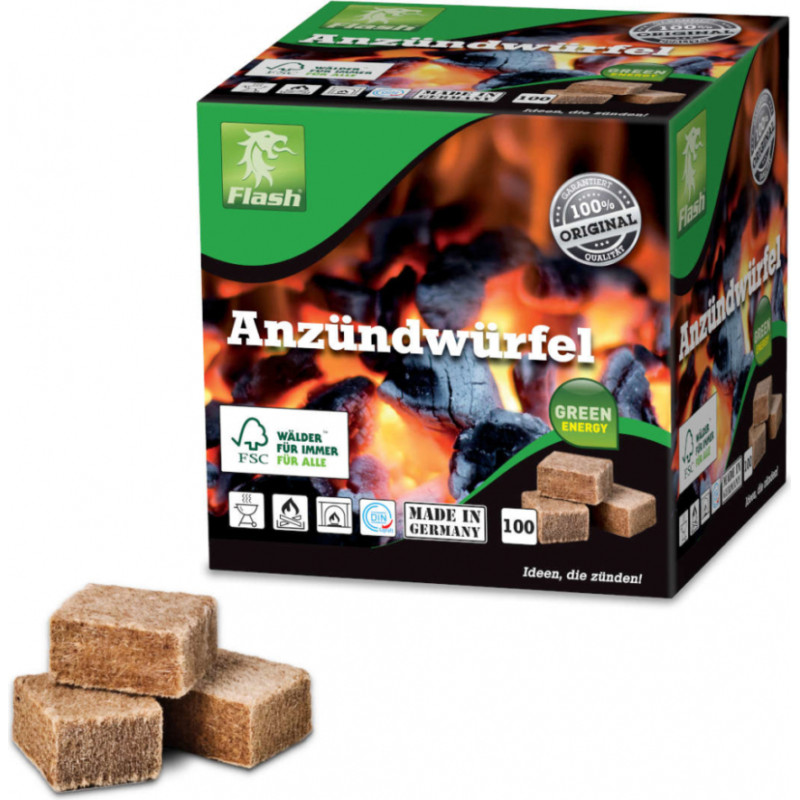 Boomex Aizdedzināšanas klucīši brūni 100gb