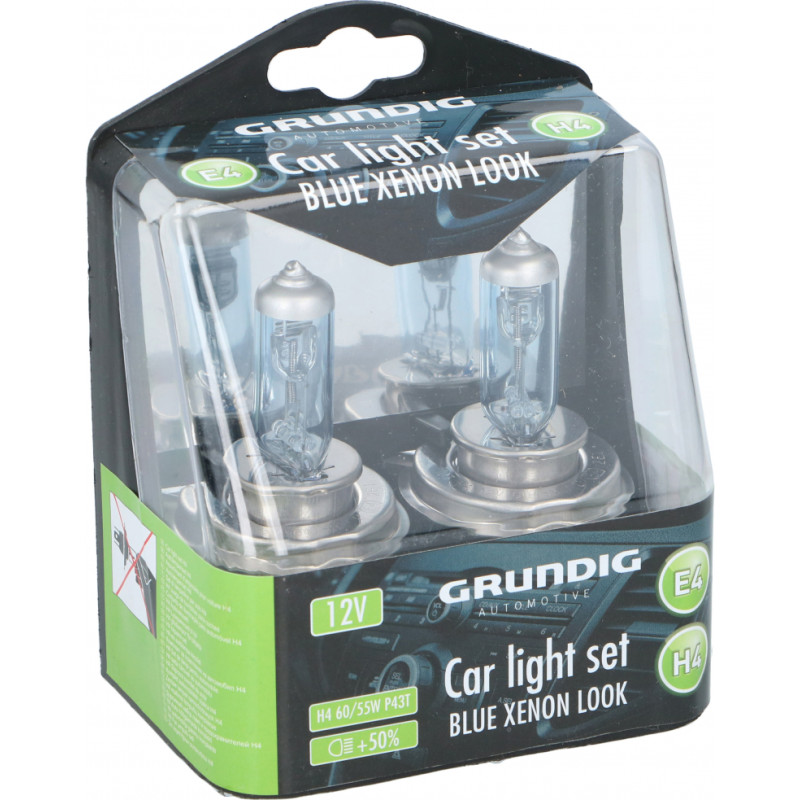 Grundig Auto gaismas H4 12V Xenon Blue