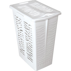 Branq Veļas grozs 30L Zebra balts