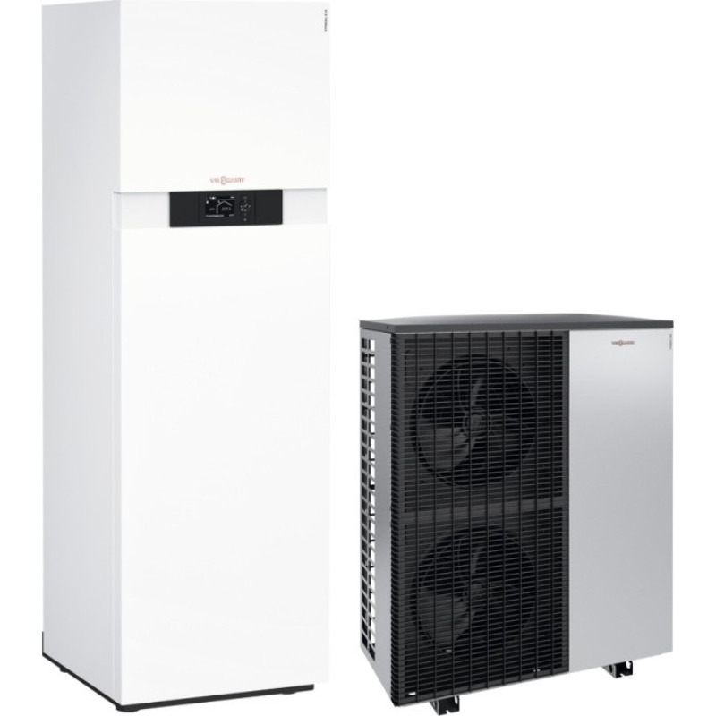 Viessmann gaiss-ūdens siltumsūknis Vitocal komplekts 222-S 8.0kW ar k.ū. tvertni