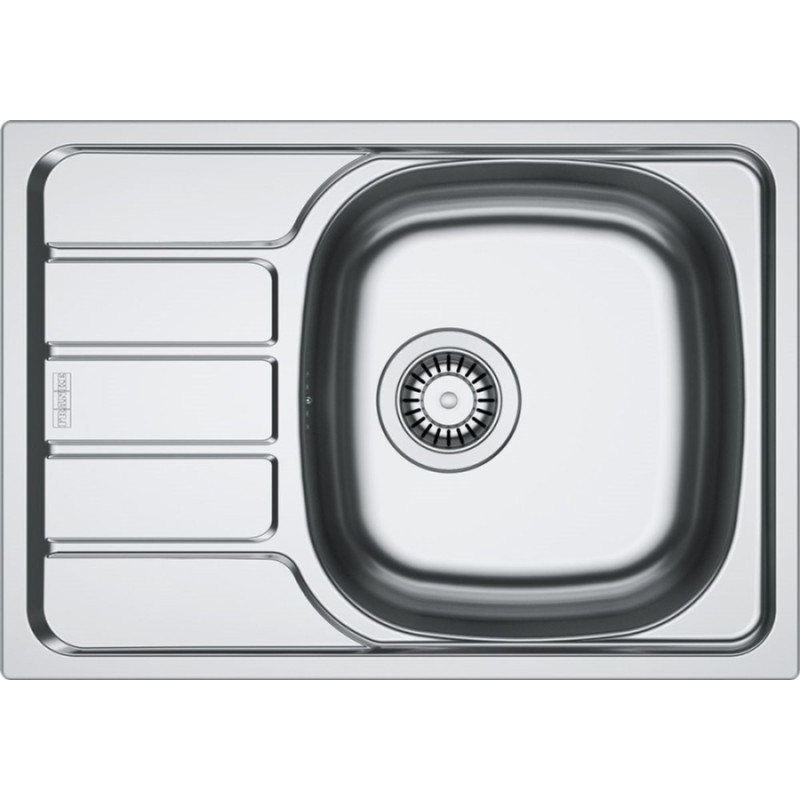 Franke SKN 611-62/44 Nerūsējošā tērauda iegriežama izlietne ar manualu ventīli 3½'' - gab.