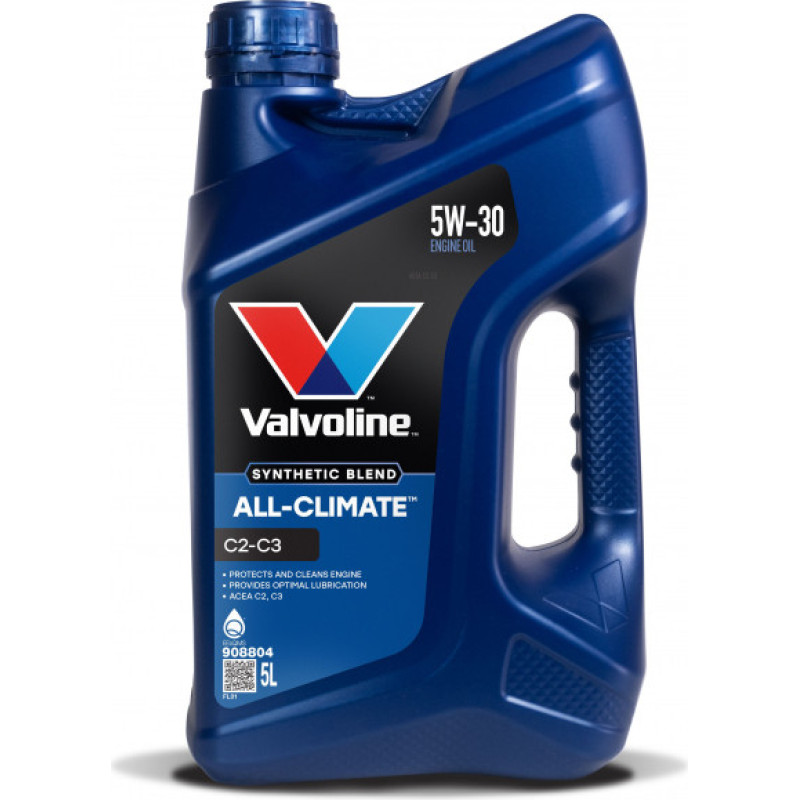 Valvoline Motoreļļa All Climate C2/C3 5W30 5L, Valvoline