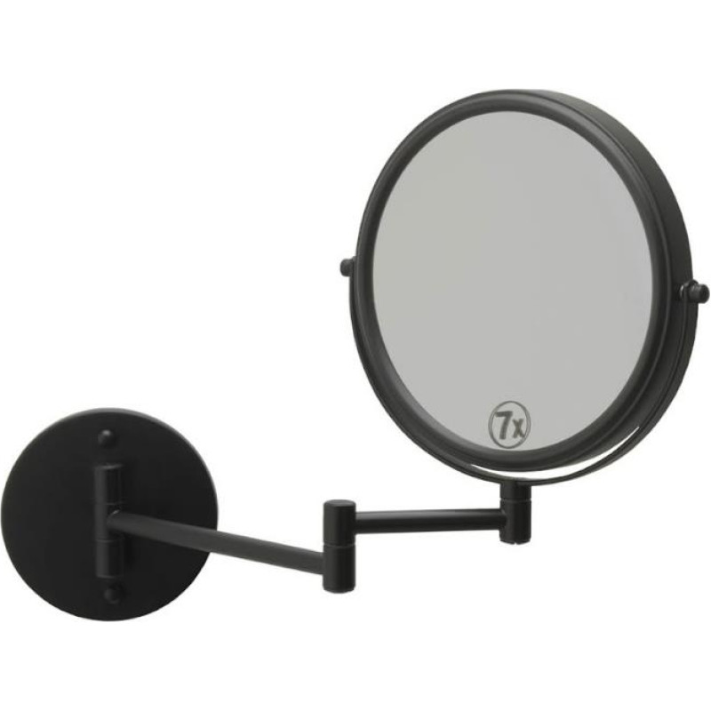 Aquanova spogulis Forte, stiprināms pie sienas, melns