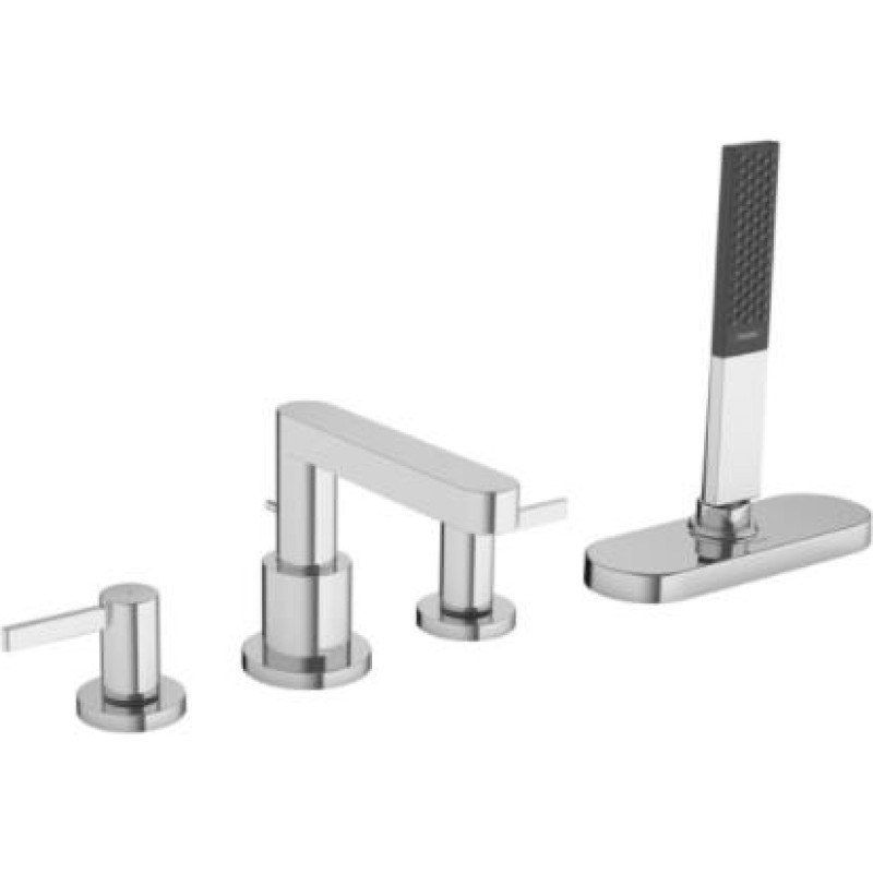 Hansgrohe vannas maisītāja Finoris virsapmetuma daļa, 4 caurumu, uz virsmas, hroms + sBox