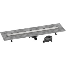 Hansgrohe dušas kanāls RainDrain Go, 1000 mm, flīzējams, brushed stainless steel