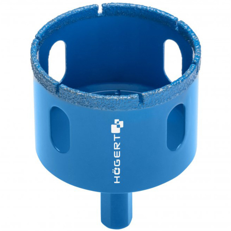 Hogert Dimanta kroņurbis 65mm, drill holder; HT7D365 HOGERT