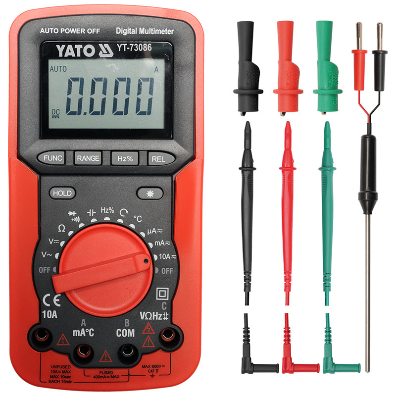 Yato Digitālais multimetrs universālais, 0-600V YT-73086 YATO