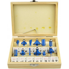 Geko Frēzes ar 6mm kātu, 12gab., G01201 GEKO