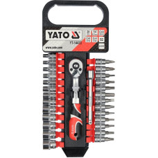 Yato 28 gab. piedziņas muciņu komplekts 1/4