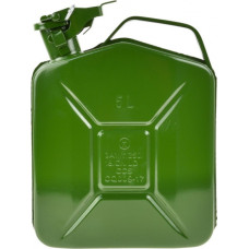 Geko Metāla kanniņa degvielai 5L, olīvzaļa, drošs aizslēgs, G03230, GEKO
