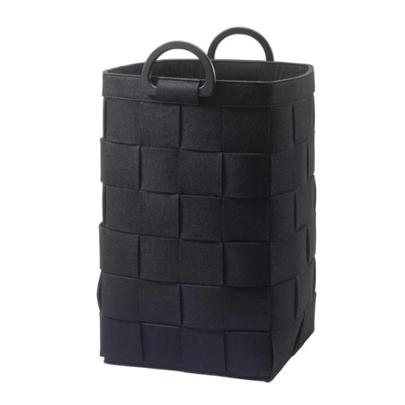 Aquanova veļas kaste Dix, 66 l, melna