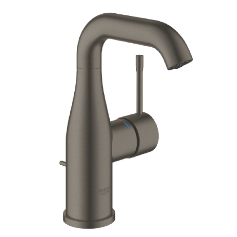 Grohe izlietnes maisītājs Essence M, ar pop-up, brushed hard graphite