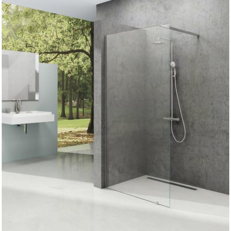 Ravak dušas siena Walk-In, 1400 mm, h=2000, bez stiprinājumiem, spīdīgs/caurspīdīgs stikls