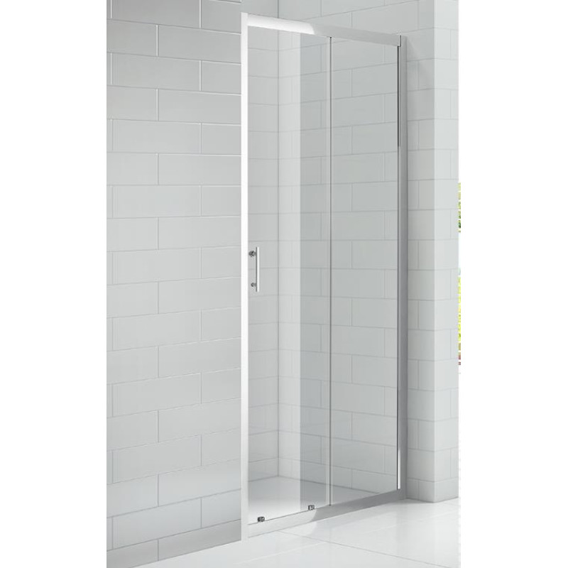 Roth dušas durvis OBD2, 1400 mm, h=1850, briliants/caurspīdīgs stikls
