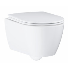 Grohe pods ar QR/SC vāku Essence rimless, pie sienas, 360x540 mm, balts HC