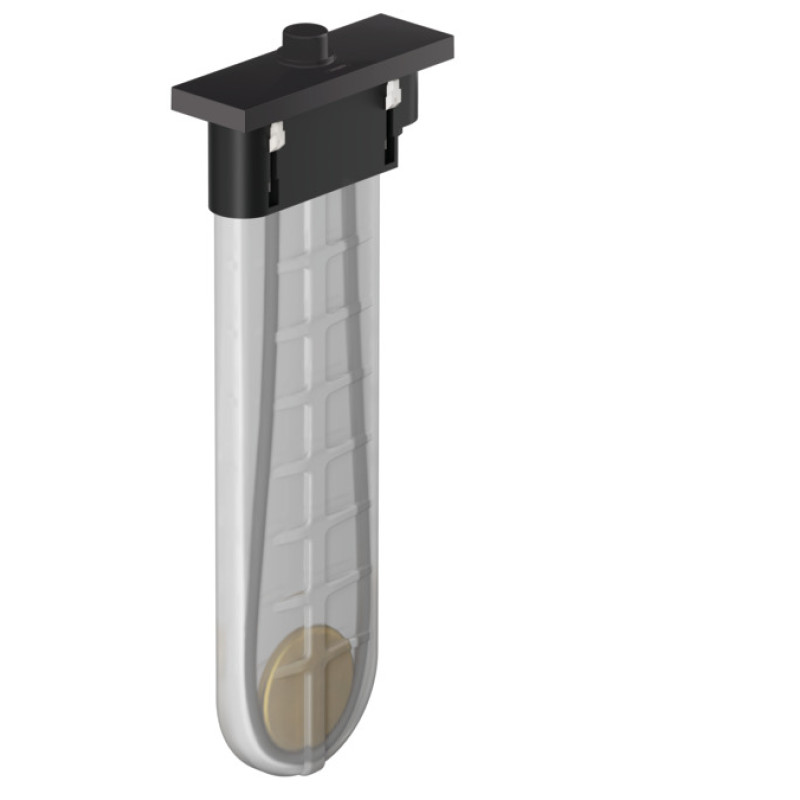 Hansgrohe sBox Square, uz vannas malas, matēts melns