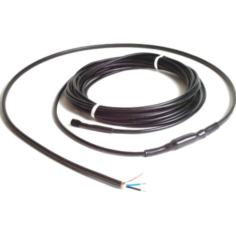 Devi DTCE-20, 12 m, 250 W, 230V, divdzīslu kabelis jumtu un notekcauruļu apsildei