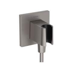 Hansgrohe dušas izvads ar dušas galvas turētāju Fixfit E, brushed black chrome